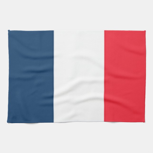 French Flag Kitchen Towel (Horizontal)