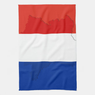 French flag kitchen towel