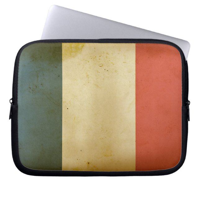 French Flag Laptop Case (Front)