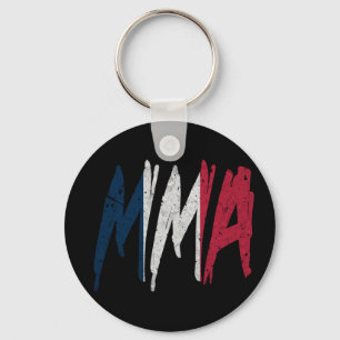 French Flag MMA Keychain