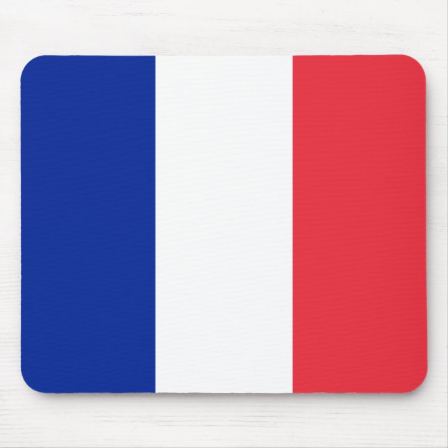 French Flag Mouse Pad (Front)