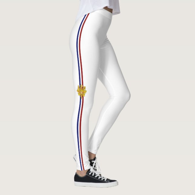 French flag-National Emblem Leggings (Right)