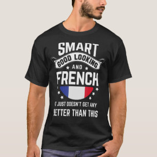 French Flag Native Pride  France French Roots T-Shirt