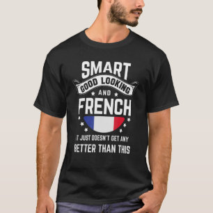 French Flag Native Pride  France French Roots T-Shirt