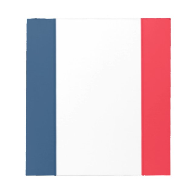 French Flag Notepad (Front)