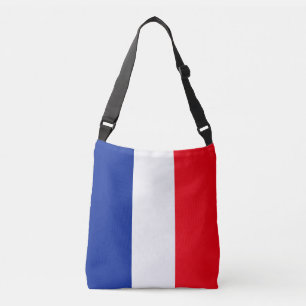 French Flag Patriotic Colours International Travel Crossbody Bag