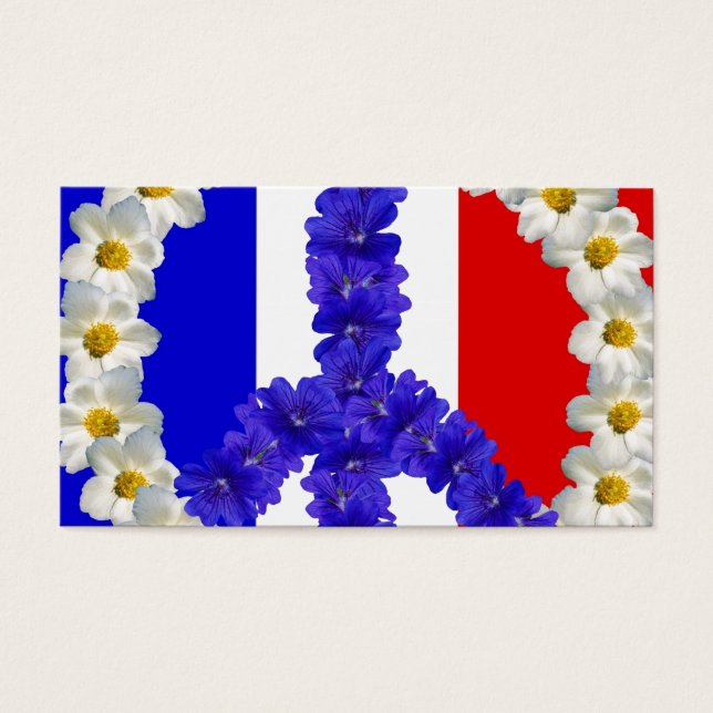 french flag peace sign (Front)