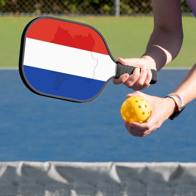 French flag pickleball paddle (Insitu)