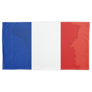 French flag pillowcase