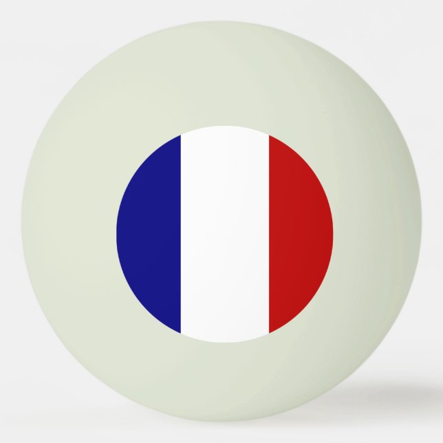 French Flag  Ping Pong Ball (Front)