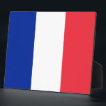 French Flag Plaque<br><div class="desc">Enhance your decor with our distinguished plaque featuring the flag of France! Crafted with meticulous attention to detail, this plaque is more than just a decorative piece; it's a celebration of French heritage and national pride. The bold design proudly showcases the iconic elements of the French flag, symbolizing the country's...</div>