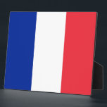 French Flag Plaque<br><div class="desc">Enhance your decor with our distinguished plaque featuring the flag of France! Crafted with meticulous attention to detail, this plaque is more than just a decorative piece; it's a celebration of French heritage and national pride. The bold design proudly showcases the iconic elements of the French flag, symbolizing the country's...</div>