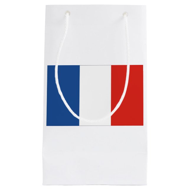 French Flag Small Gift Bag (Front)