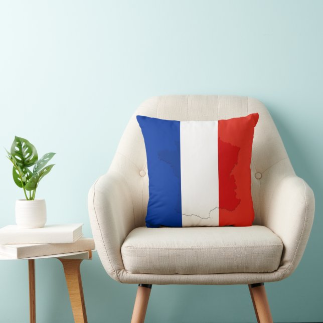 French flag throw pillow (Chair)