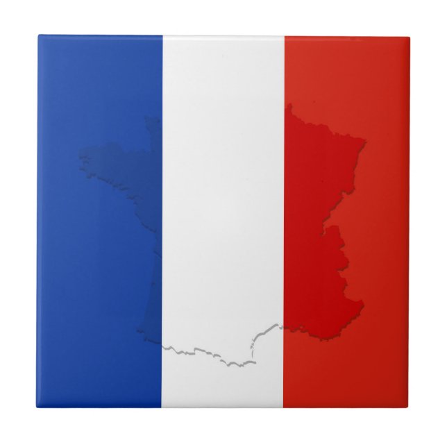 French flag tile (Front)