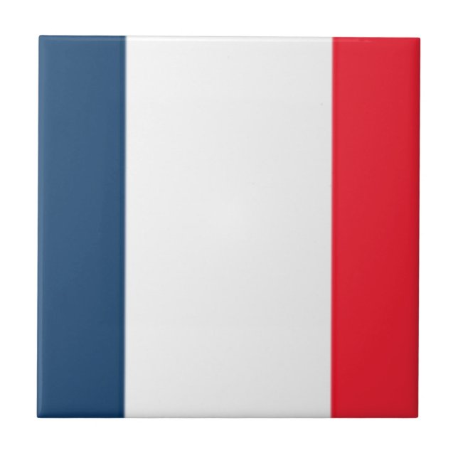 French Flag Tile (Front)