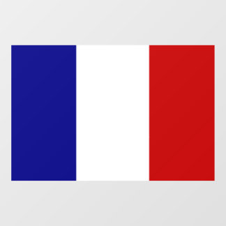 French Flag Window Cling