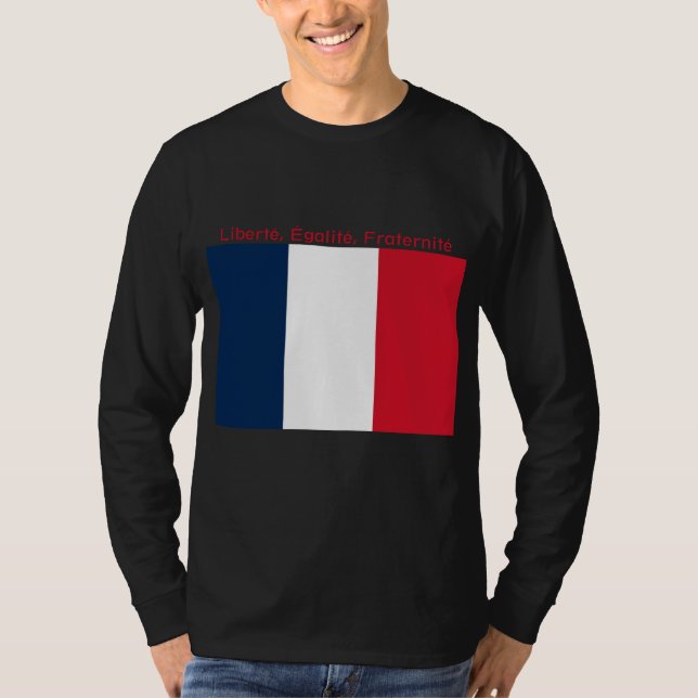 French flag Window Cling T-Shirt (Front)