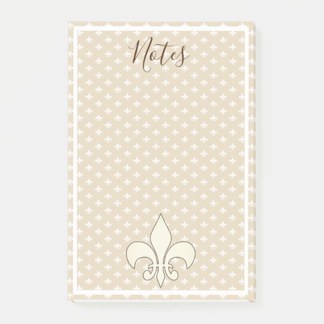 French Fleur De Lis Notes (Front)