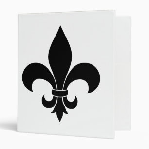 French Fleur de lis Pattern Classic Binder
