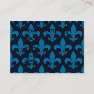 French Fleur de lis Pattern Classic Business Card