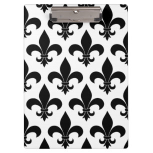 French Fleur de lis Pattern Classic Clipboard