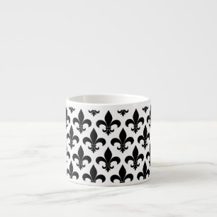 French Fleur de lis Pattern Classic Espresso Cup