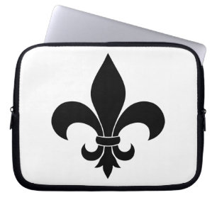 French Fleur de lis Pattern Classic Laptop Sleeve