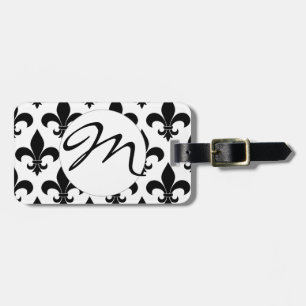 French Fleur de lis Pattern Classic Luggage Tag