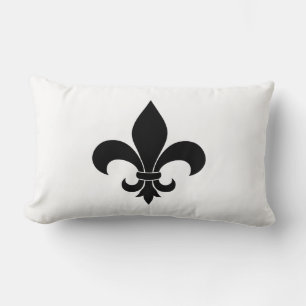 French Fleur de lis Pattern Classic Lumbar Pillow