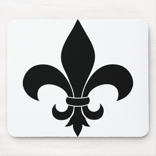 French Fleur de lis Pattern Classic Mouse Pad (Front)