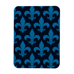 French Fleur de lis Pattern Magnet