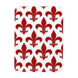French fleur de lis pattern Parisian Magnet