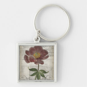 French Floral I Keychain