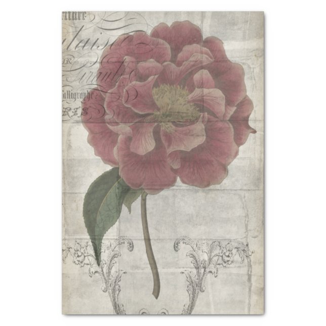 French Floral III Tissue Paper (Vertical)