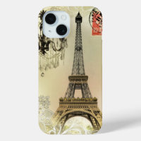 French floral lace chic paris girly eiffel tower
