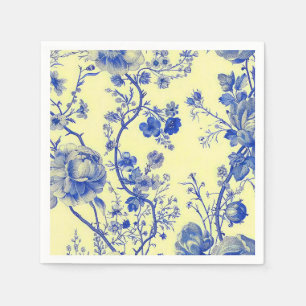 French Floral Paper  Napkin