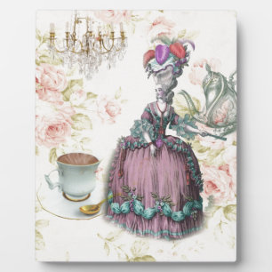French floral Paris Tea Party Marie Antoinette Plaque