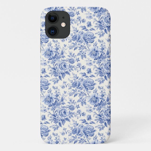 french floral pattern Case-Mate iPhone case (Back)