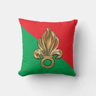 French Foreign Legion Flag Throw Pillow