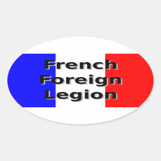 French Foreign Legion Oval Sticker