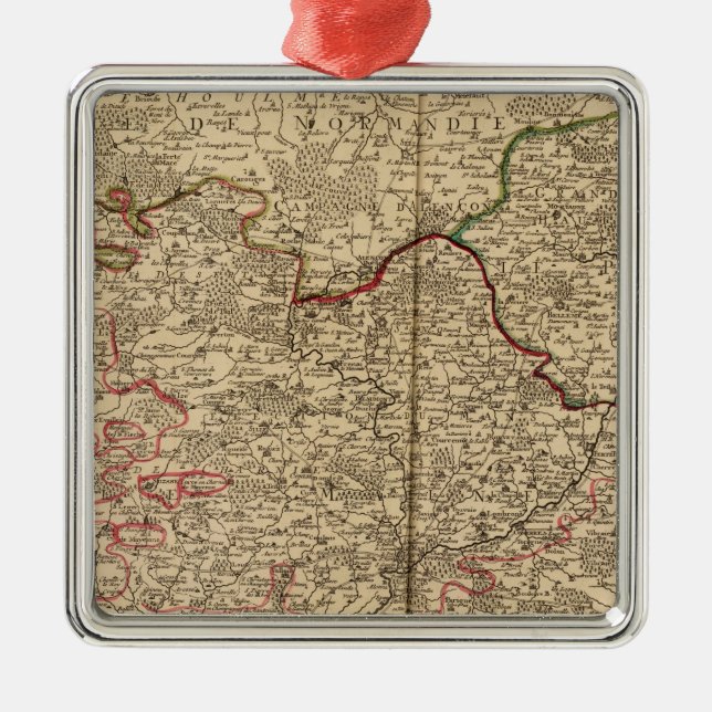 French forests metal ornament (Front)