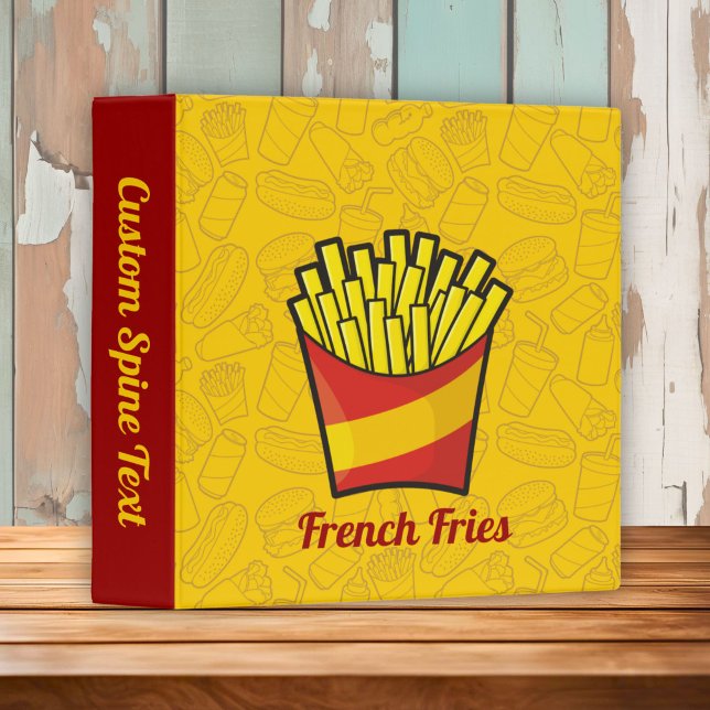 French Fries 3 Ring Binder (Creator Uploaded)