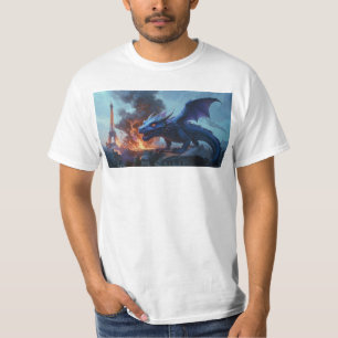 French Fries, Anyone? Dragon Art T-Shirt