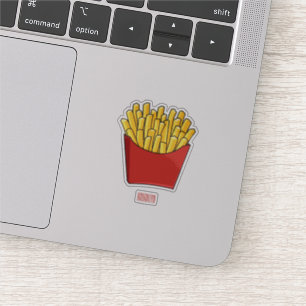 French fries cartoon illustration