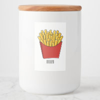 French fries cartoon illustration