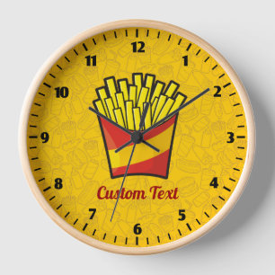 French Fries Clock