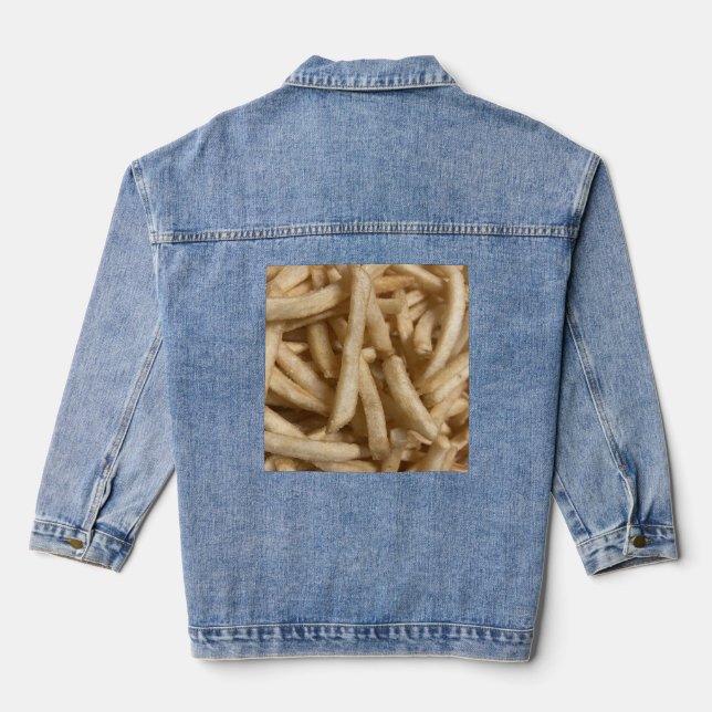 French Fries Denim Jacket (Back)