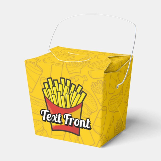 French Fries Favor Box (Front Side)