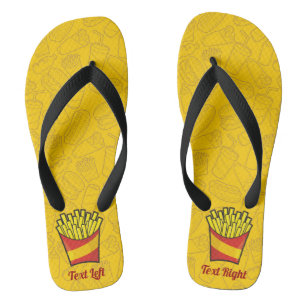 French Fries Flip Flops
